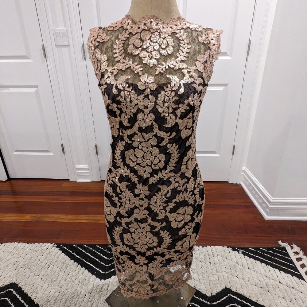 Tadashi Shoji Knee Length Semi-Formal Gown Size 2